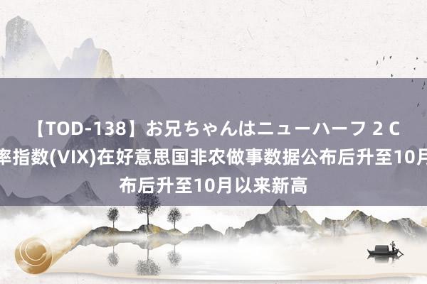 【TOD-138】お兄ちゃんはニューハーフ 2 CBOE波动率指数(VIX)在好意思国非农做事数据公布后升至10月以来新高