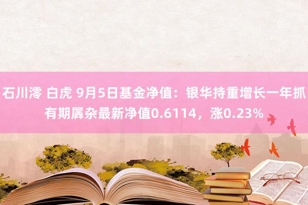 石川澪 白虎 9月5日基金净值：银华持重增长一年抓有期羼杂最新净值0.6114，涨0.23%