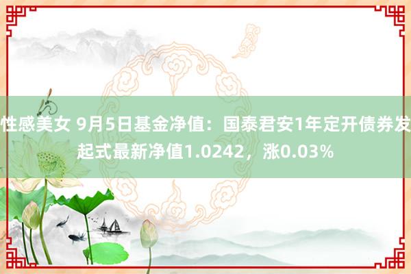 性感美女 9月5日基金净值：国泰君安1年定开债券发起式最新净值1.0242，涨0.03%